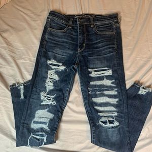 American Eagle Distressed Jeggings
